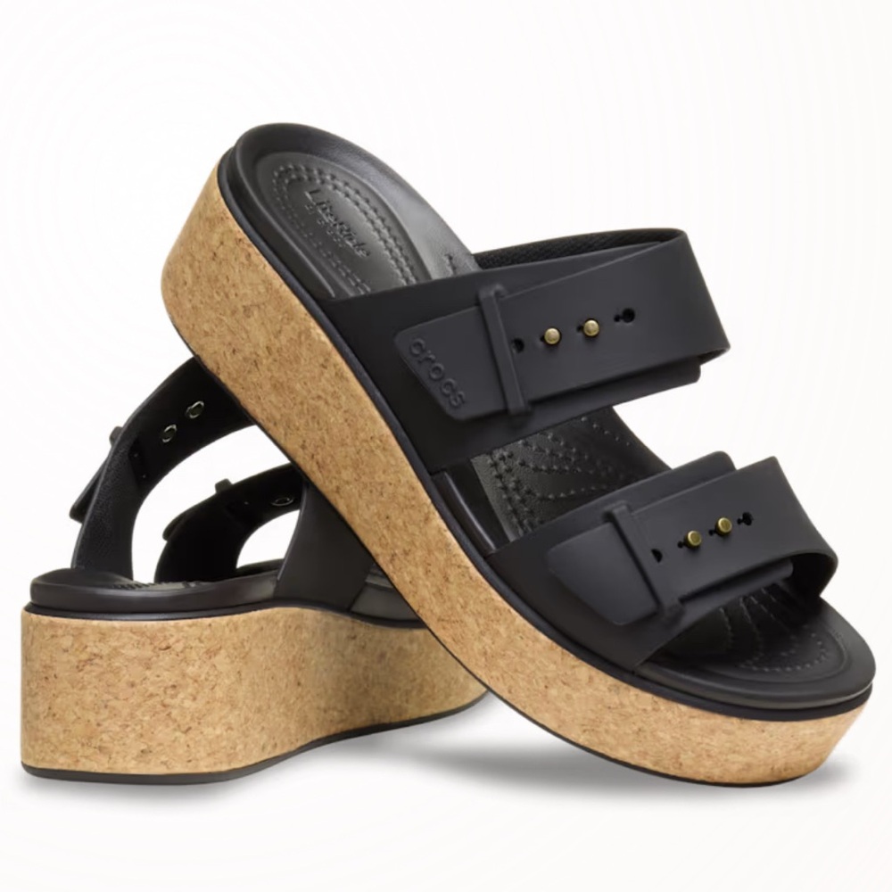 BRAND NEW CROCS Brooklyn Cork Buckle